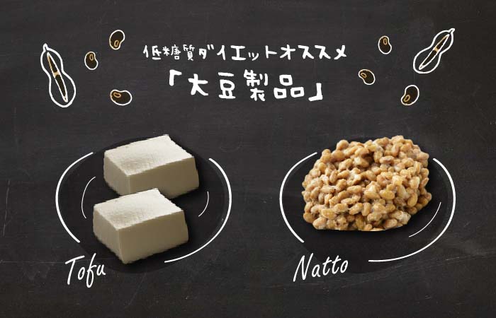 ヘルシー低糖質食の代表、大豆製品