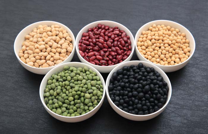 様々な種類の大豆